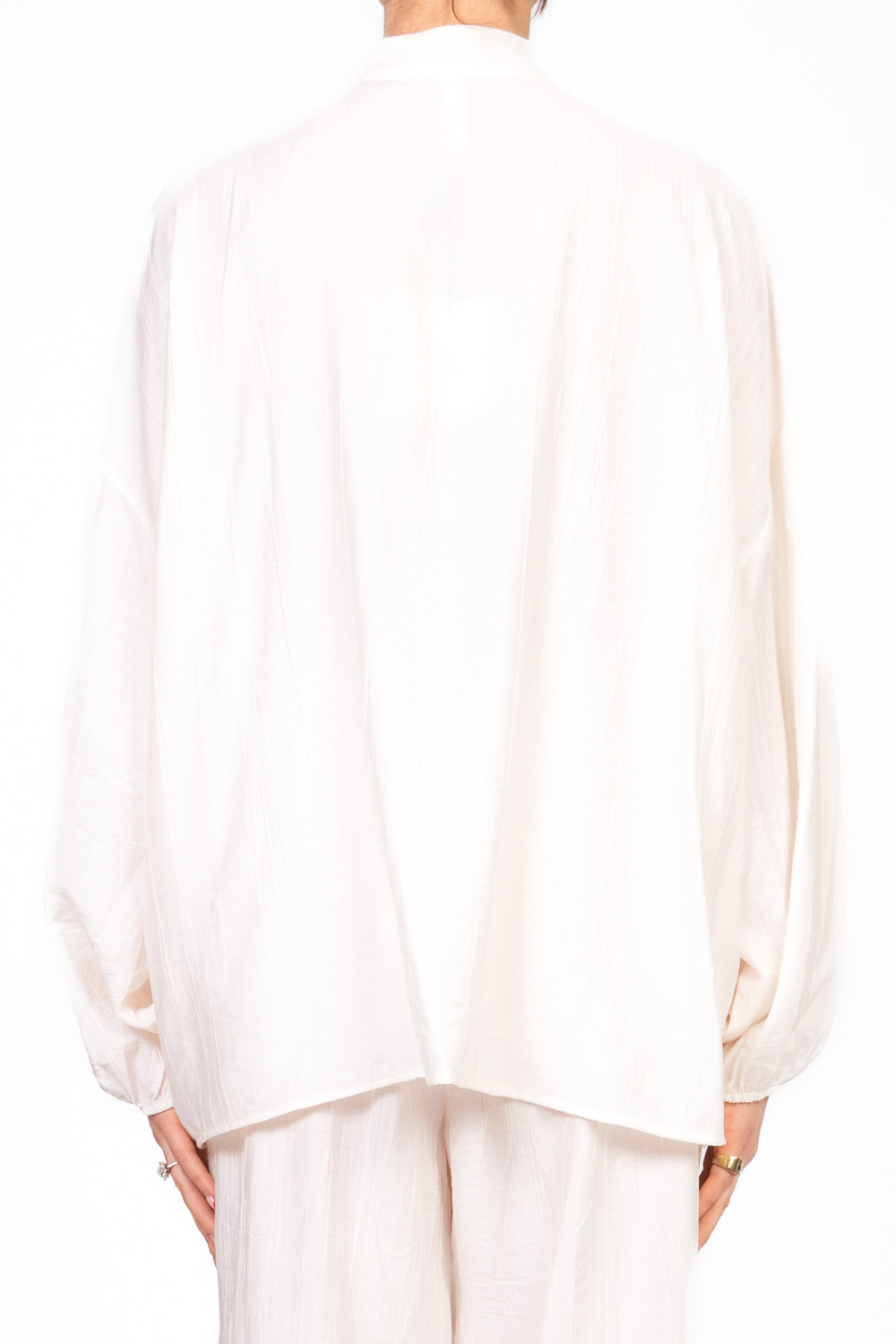Tensione In - Camicia goffrata collo coreano Art. 25C7640