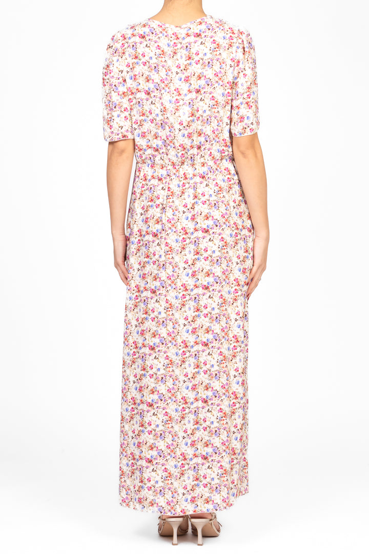 Tensione In - Abito floreale con bottoncini Art. A50421AT