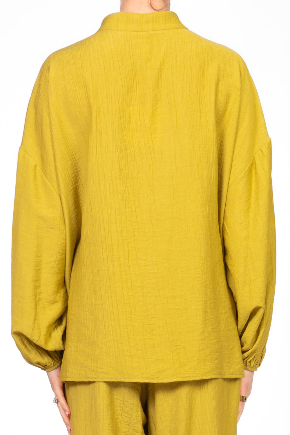Tensione In - Camicia goffrata collo coreano Art. 25C7640