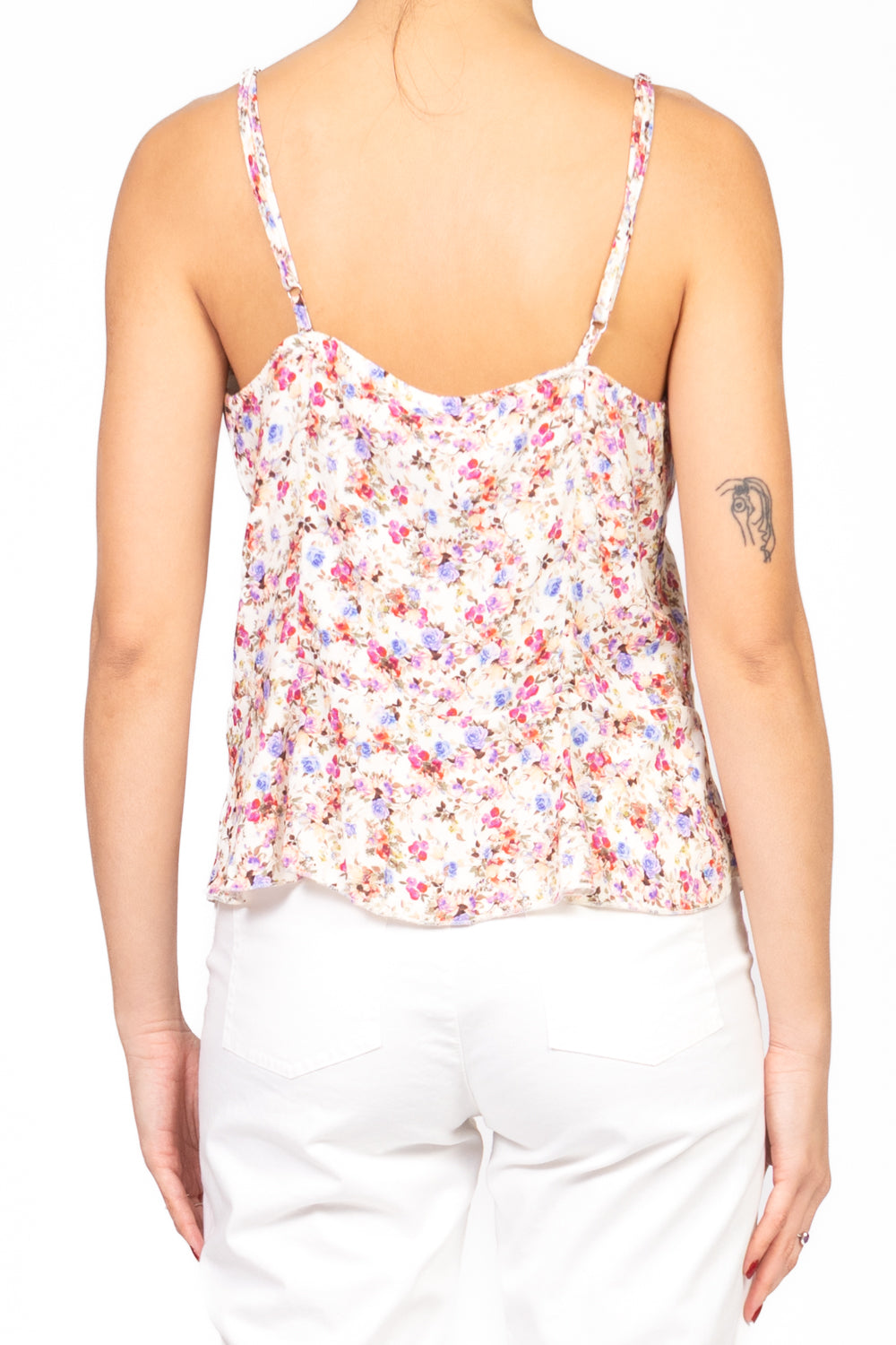 Tensione In - Top floreale con bottoncini Art. T30018AT