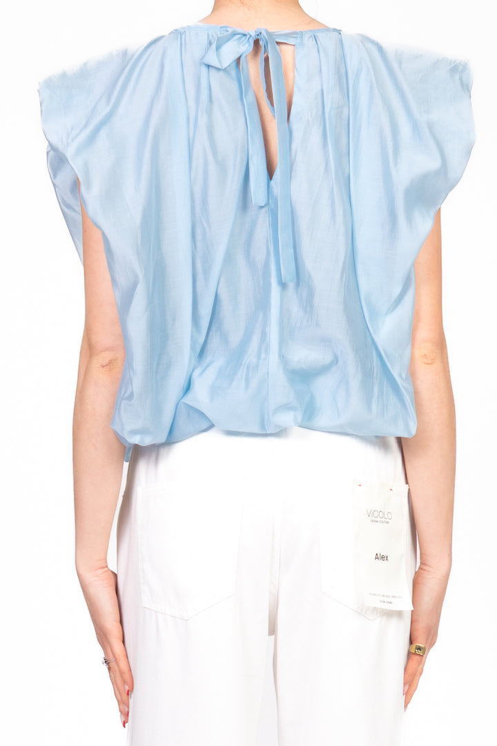 Vicolo - Blusa con fiocco dietro Art. TD2345