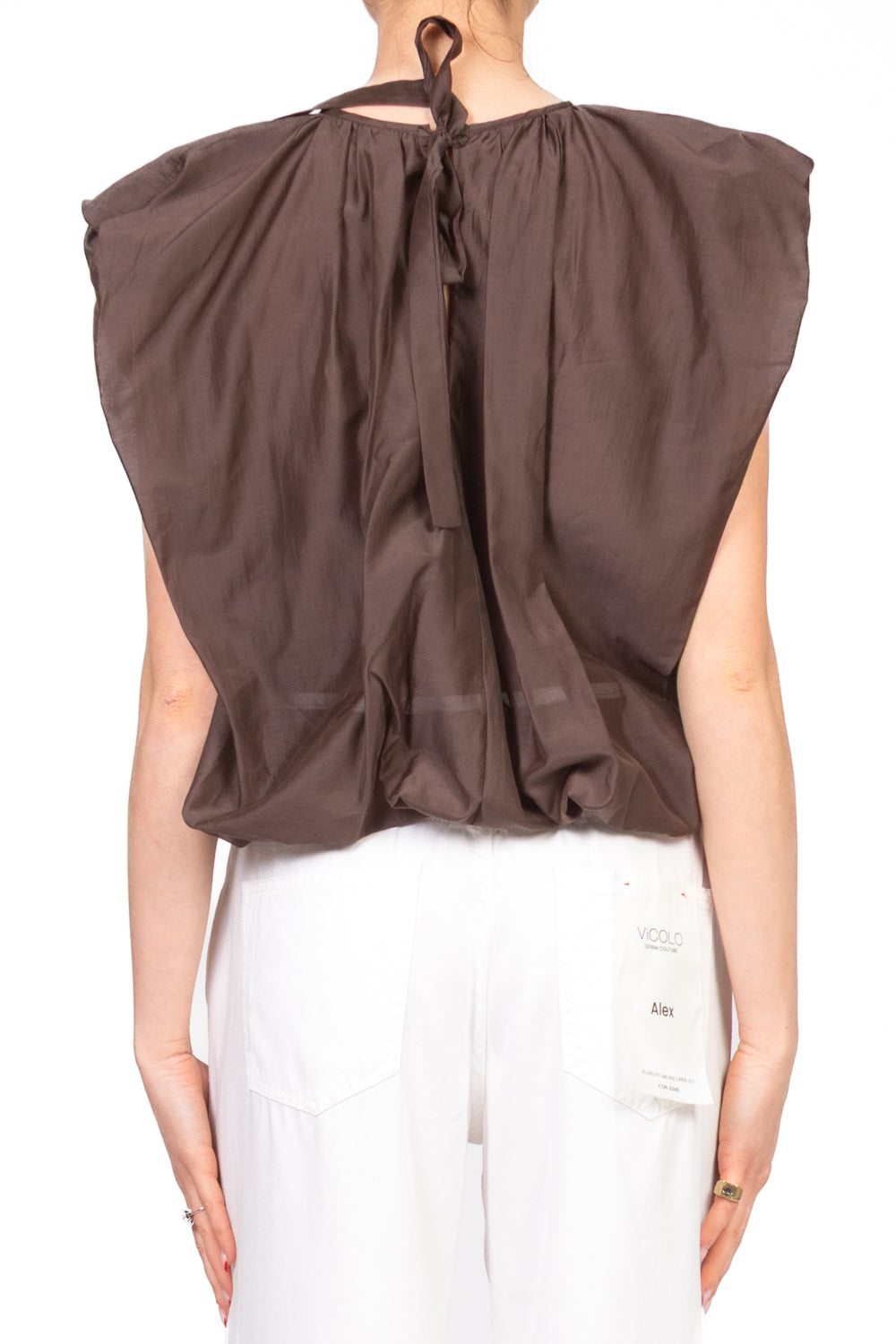 Vicolo - Blusa con fiocco dietro Art. TD2345