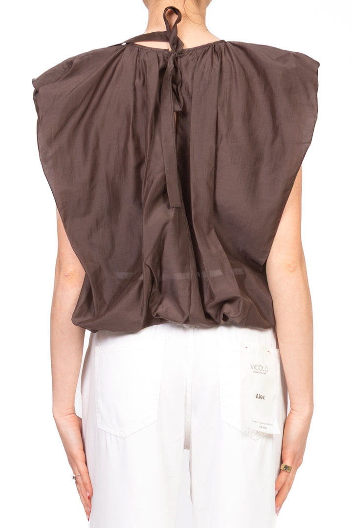 Vicolo - Blusa con fiocco dietro Art. TD2345