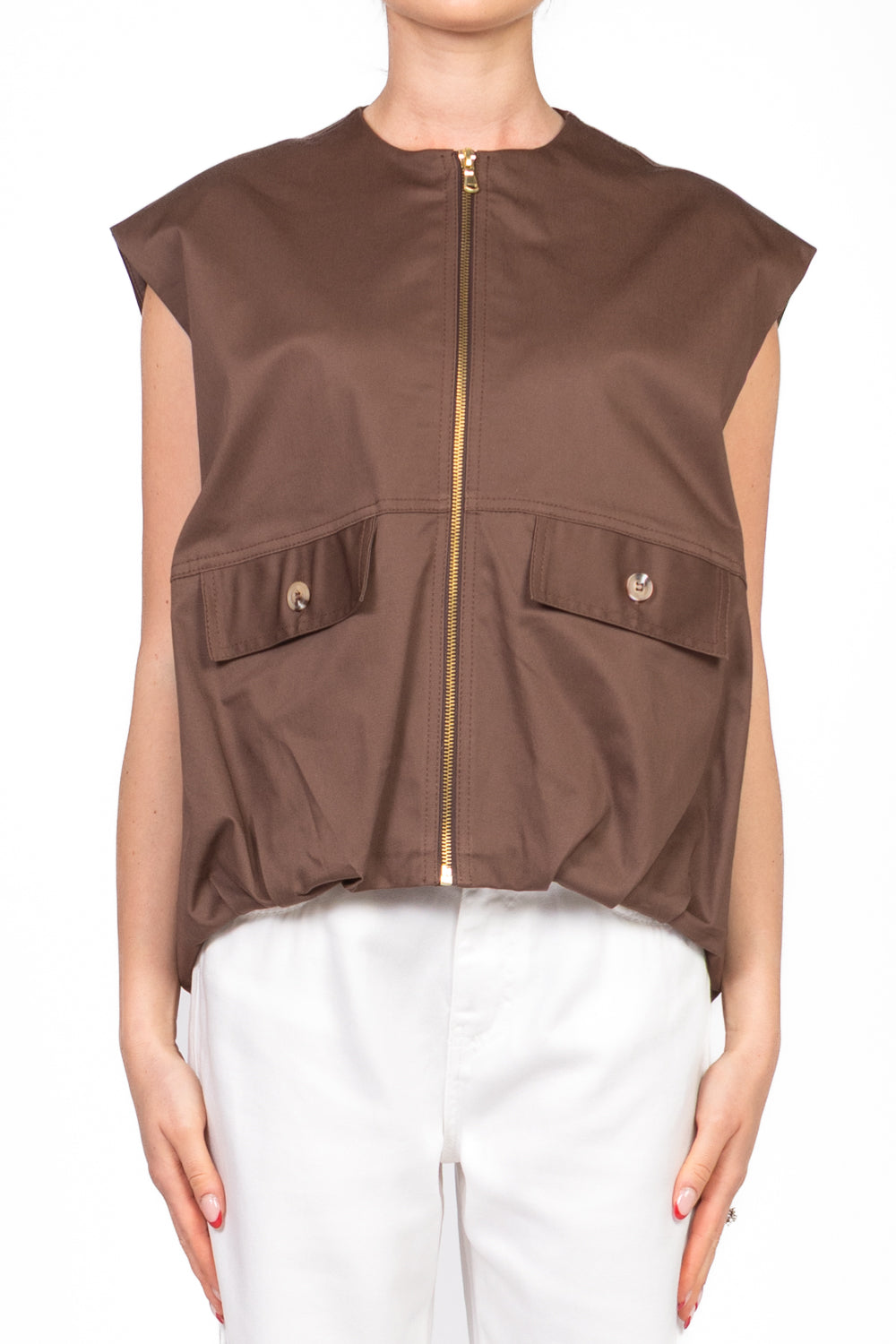Dixie - Gilet bomber con taschini Art. L881W011