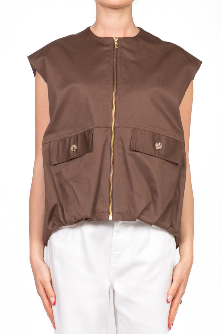 Dixie - Gilet bomber con taschini Art. L881W011
