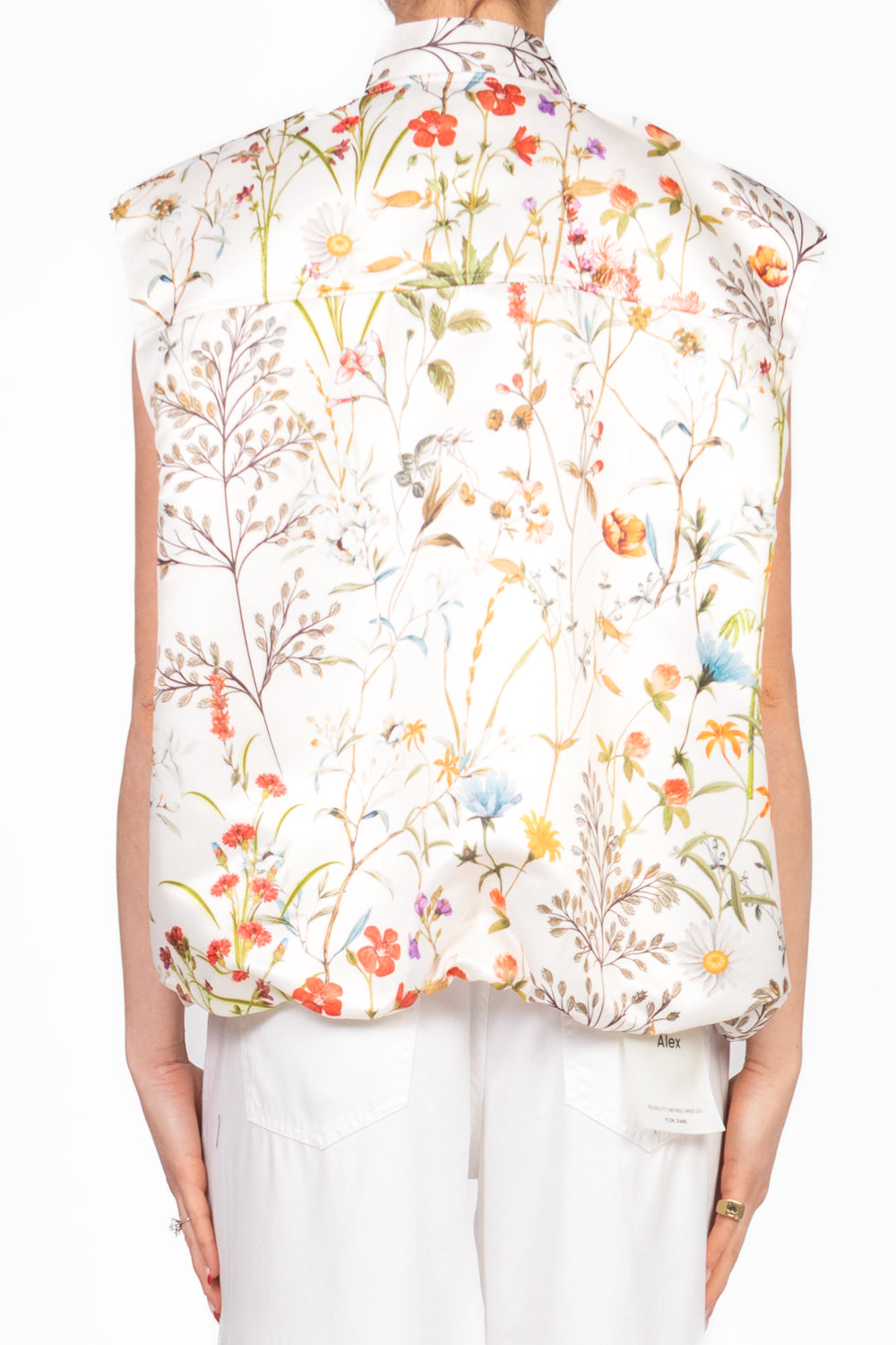 Vicolo - Bomber floreale smanicato Art. TD2321