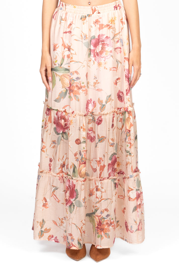 Vicolo - Gonna floreale a balze Art. TD2387