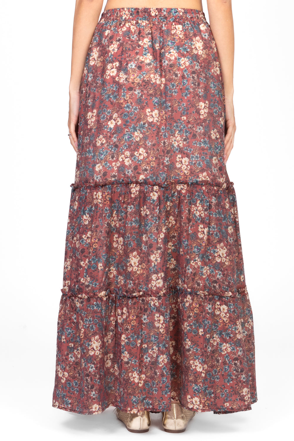 Vicolo - Gonna floreale a balze Art. TD2386