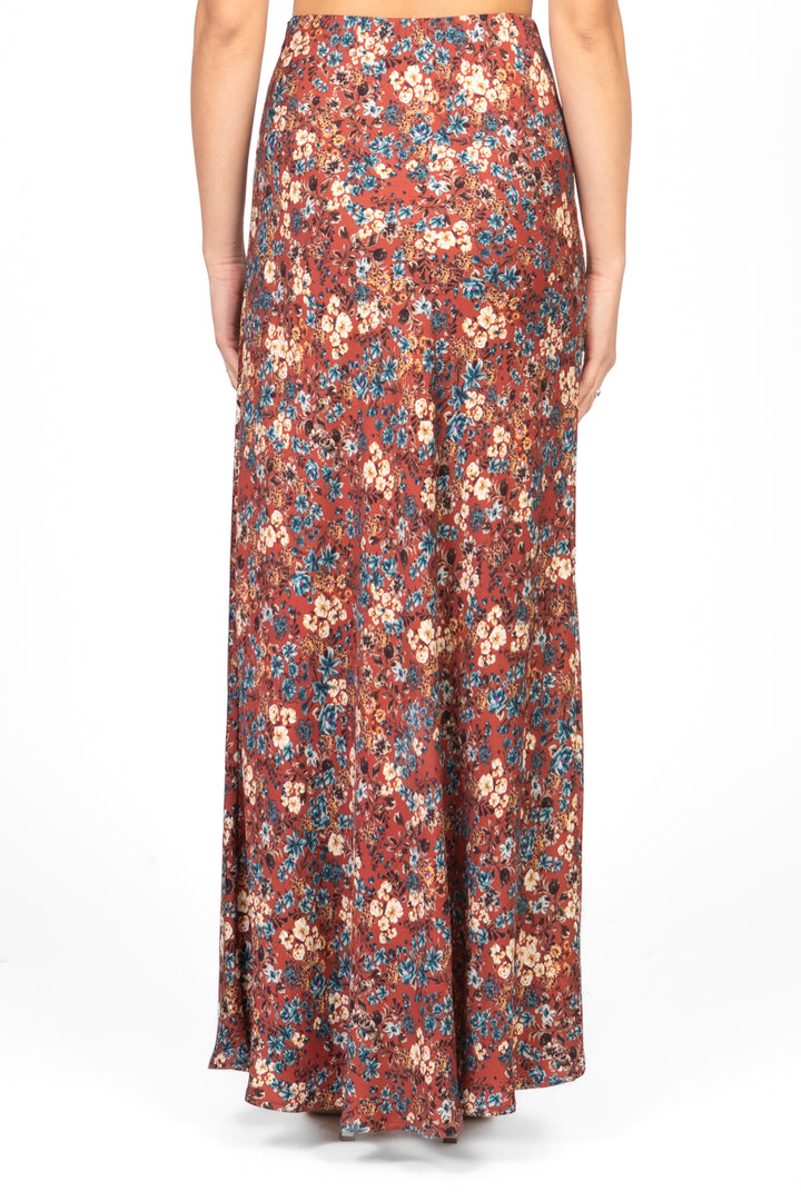 Vicolo - Gonna floreale in satin Art. TD2368