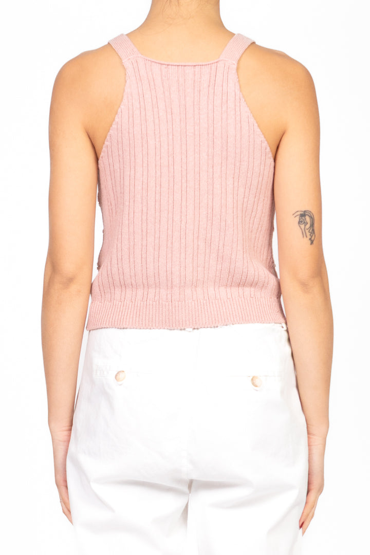 Vicolo - Top in maglia crochet Art. 77134D