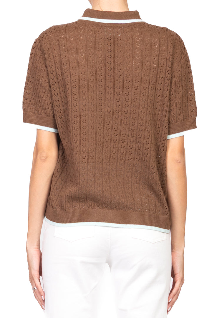 Vicolo - Maglia polo mezza manica profili contrasto Art. 22079D