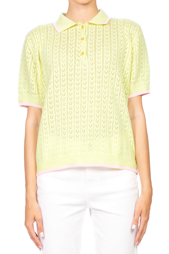 Vicolo - Maglia polo mezza manica profili contrasto Art. 22079D