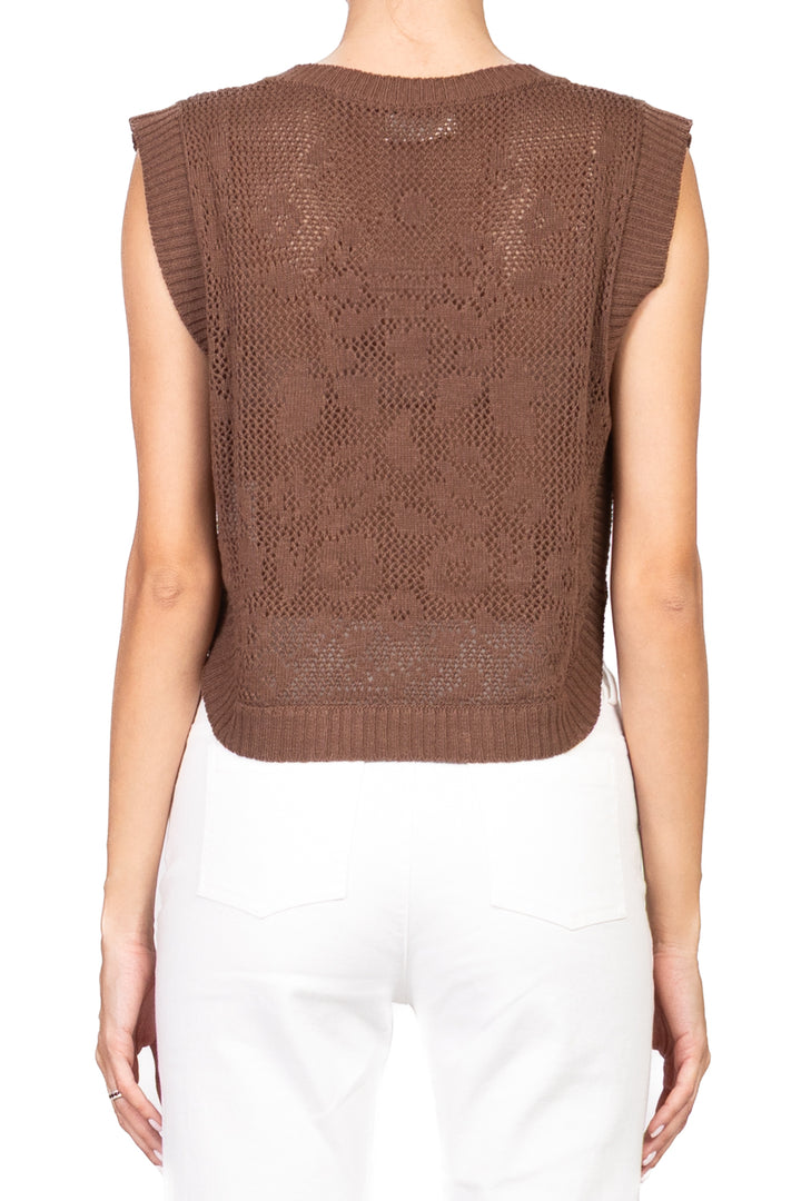 Vicolo - Gilet in maglia scollo v Art. 77133D