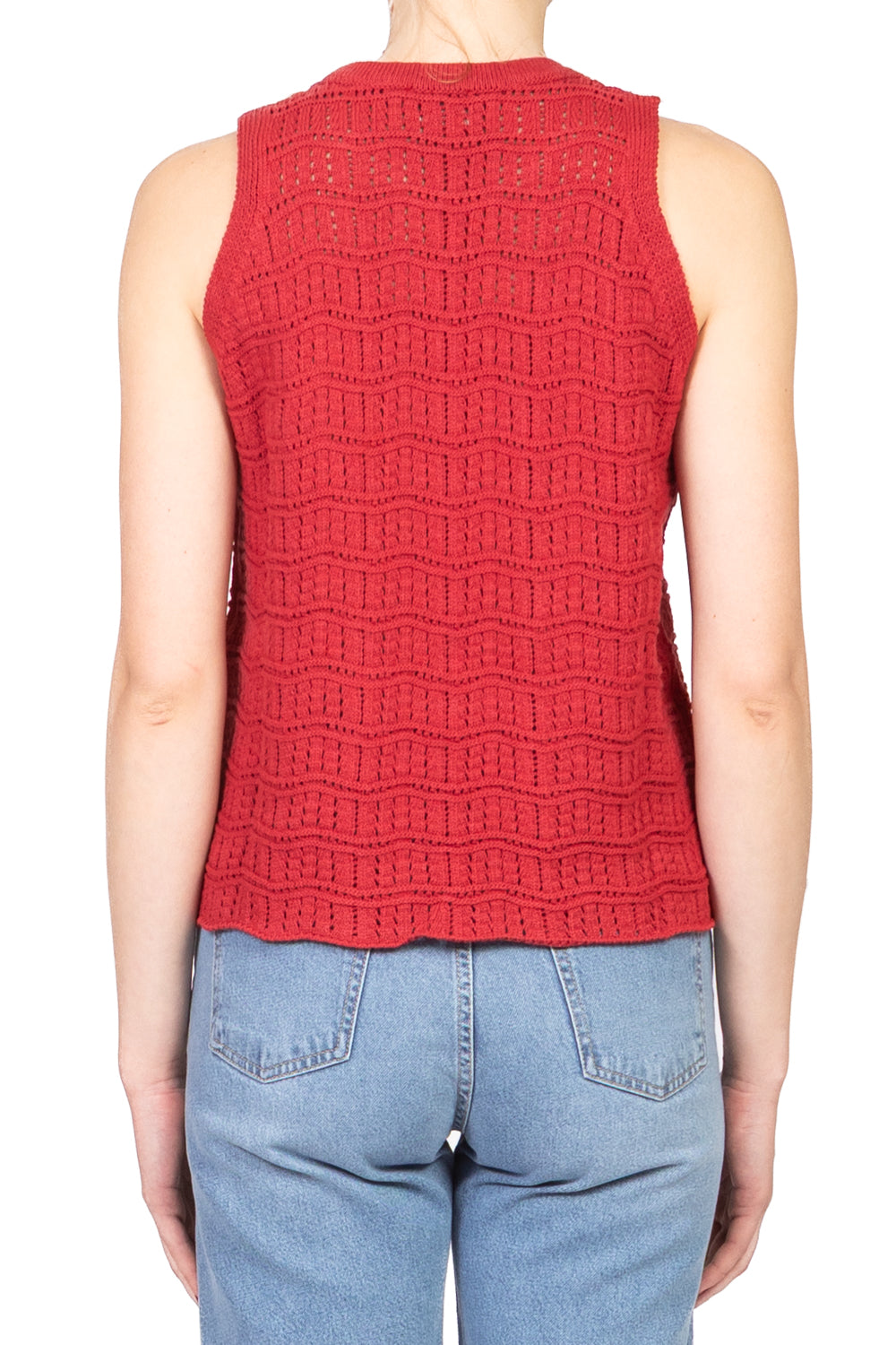 Vicolo - Canotta girocollo crochet Art. 77124D