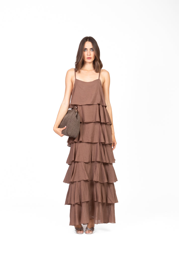 Tensione In - Abito con balze Art. WG1340