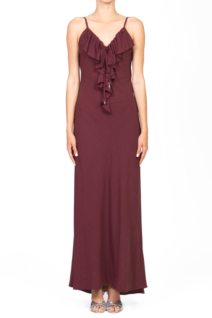 Vicolo - Abito bretelle con rouches Art. TD2487