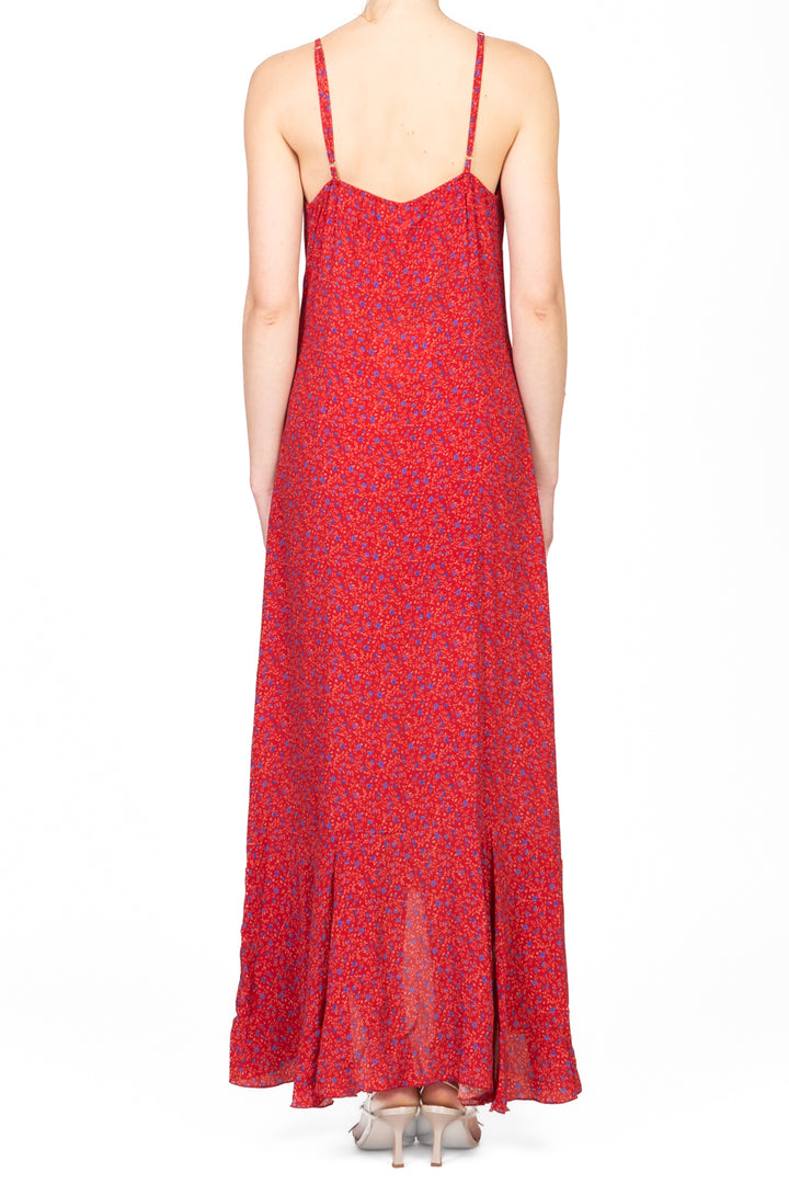 Tensione In - Abito bretella floreale con bottoncini Art. A30094-1AT