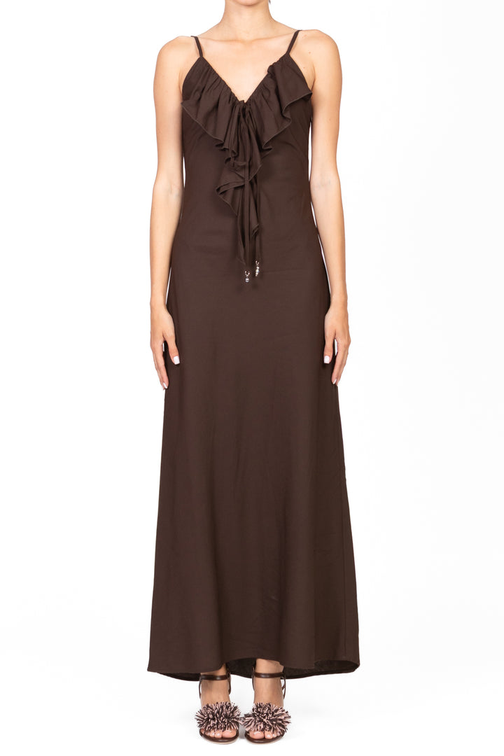 Vicolo - Abito bretelle con rouches Art. TD2487
