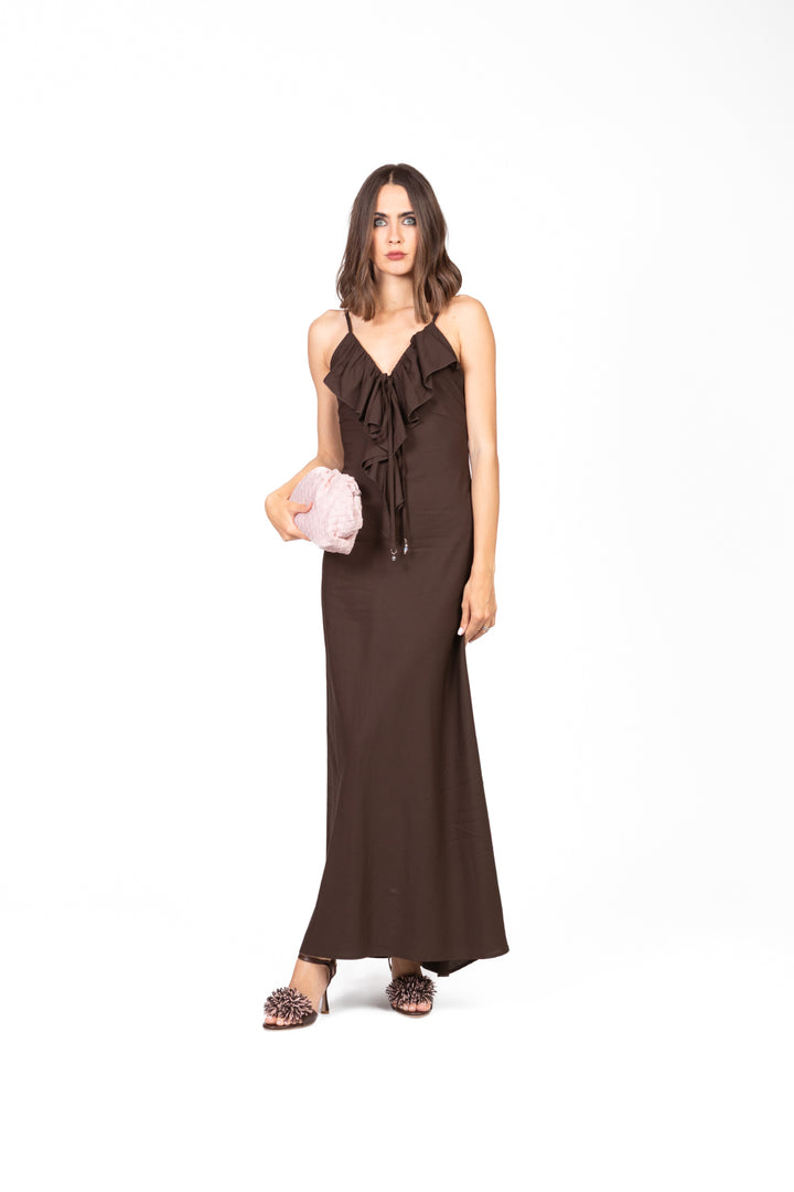 Vicolo - Abito bretelle con rouches Art. TD2487