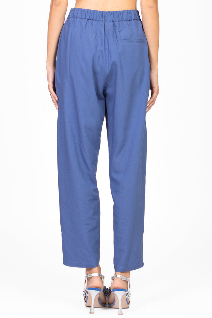 Vicolo - Pantalone carrot con elastico posteriore Art. TD1878
