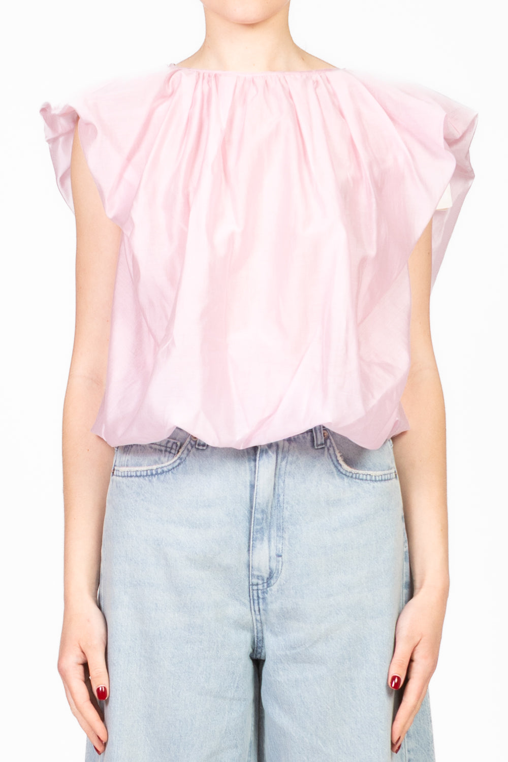 Vicolo - Blusa palloncino giromanica Art. TD2345
