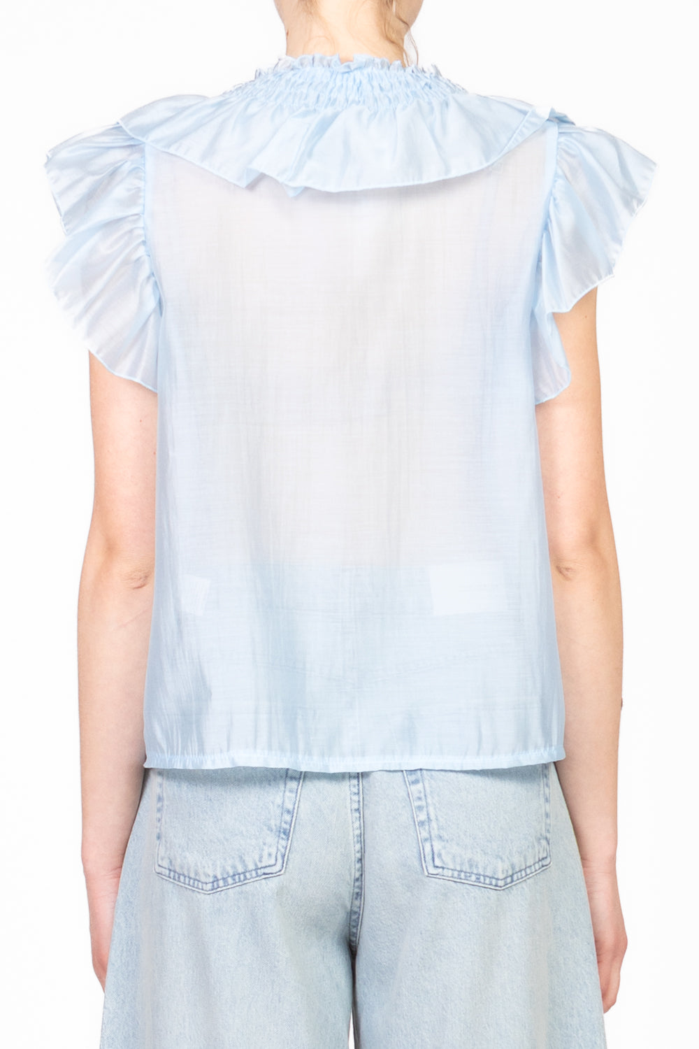 Vicolo - Blusa rouches giromanica Art. TD0893