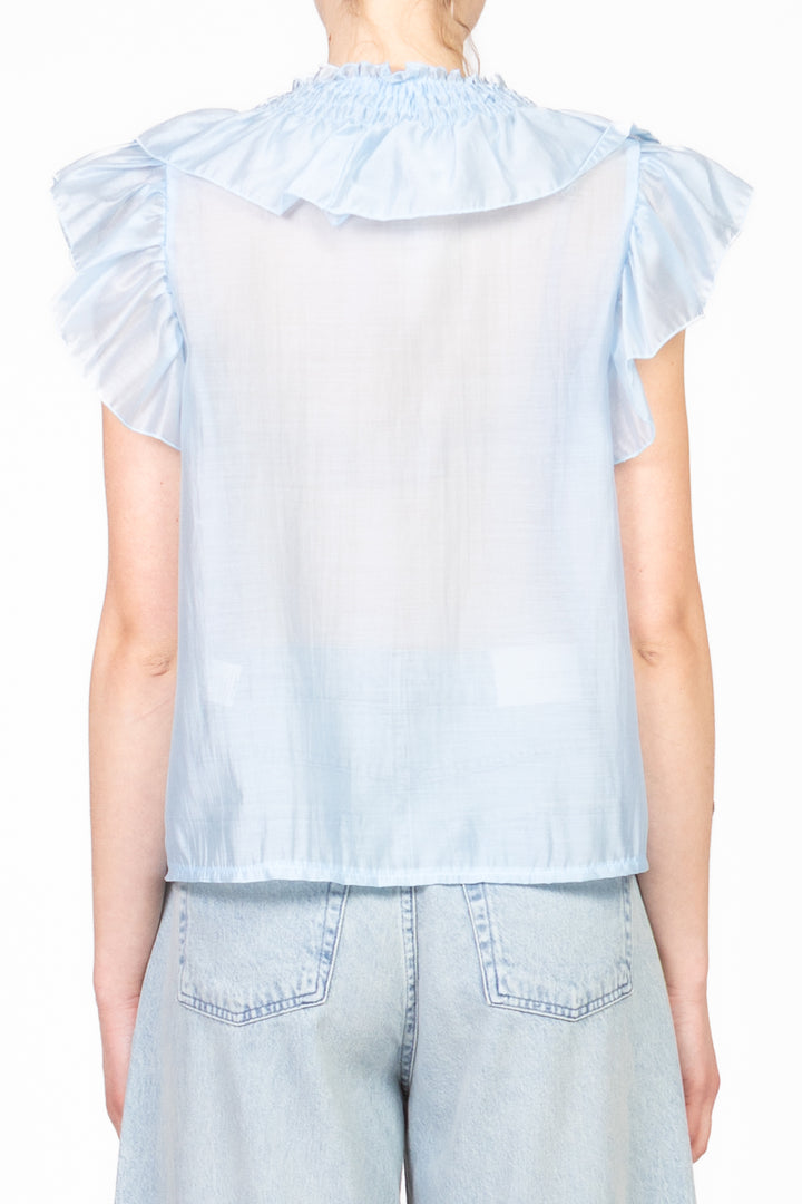Vicolo - Blusa rouches giromanica Art. TD0893