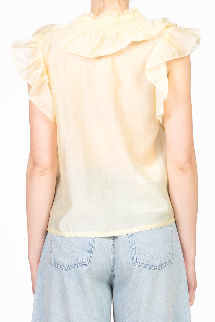 Vicolo - Blusa rouches giromanica Art. TD0893