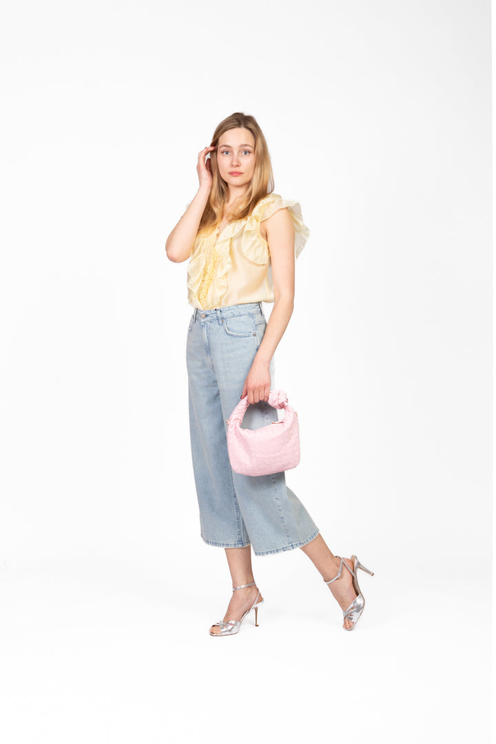 Vicolo - Blusa rouches giromanica Art. TD0893