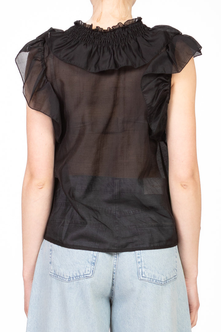 Vicolo - Blusa rouches giromanica Art. TD0893