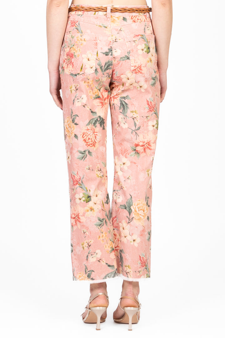Tensione In - Jeans gamba dritta floreale Art. S25P980