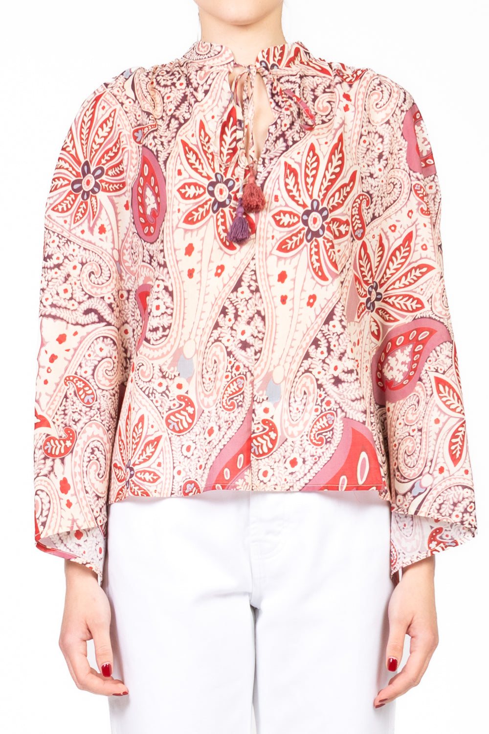 Tensione In - Blusa fantasia con laccio Art. PE25-2607