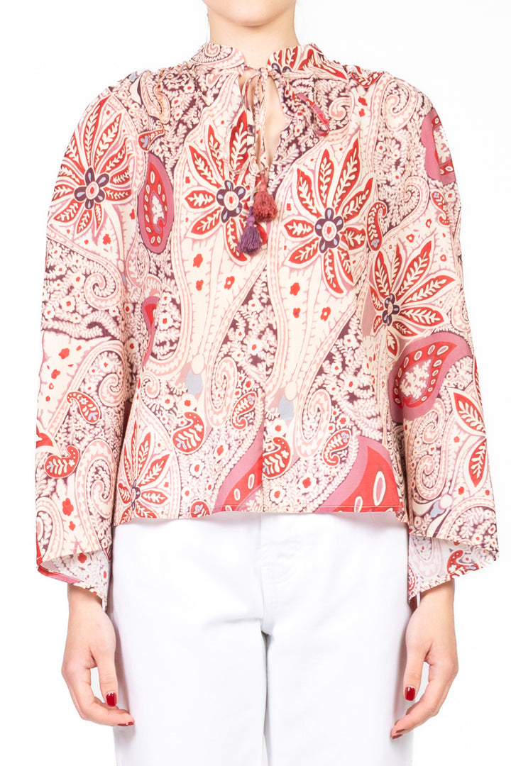 Tensione In - Blusa fantasia con laccio Art. PE25-2607