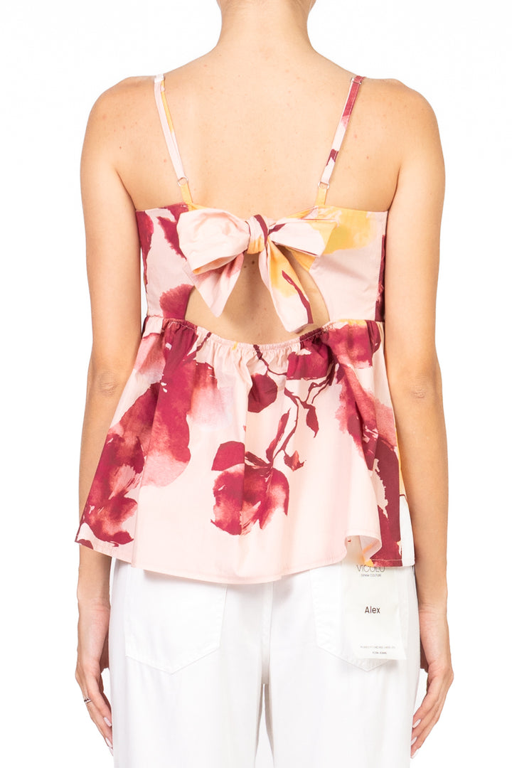 Vicolo - Top fantasia con fiocco Art. TD2476