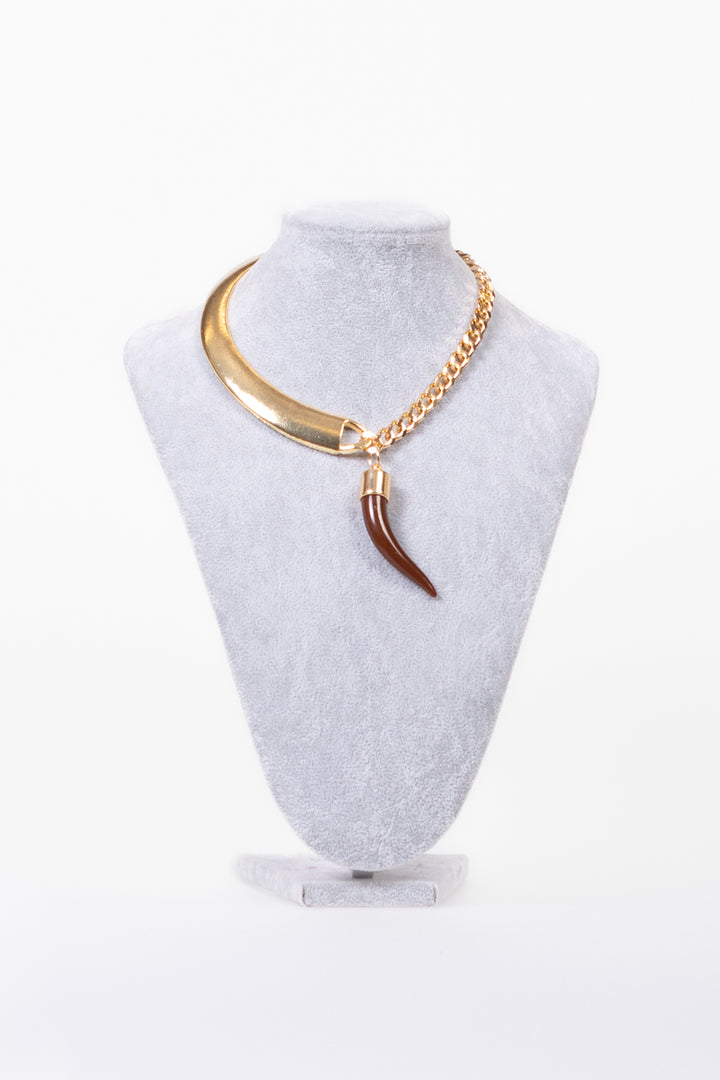 Upper - Collana girocollo corno