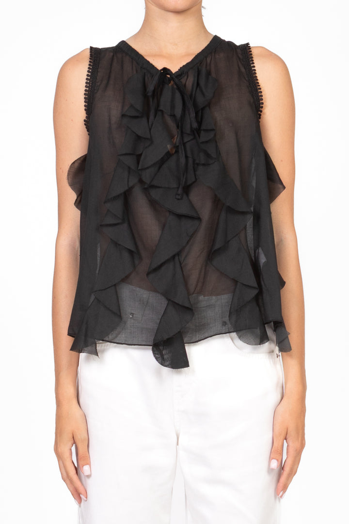 Tensione In - Top con rouches Art. T50057AT