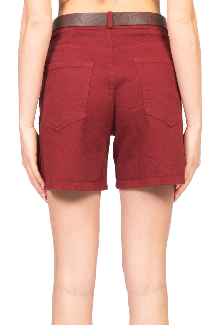Tensione In - Shorts in denim con cinta Art. PA5256