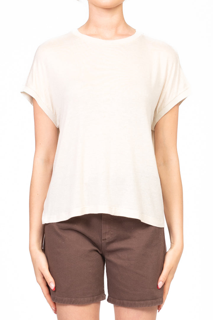 Dixie - Maglia girocollo in misto lino Art. T262W185