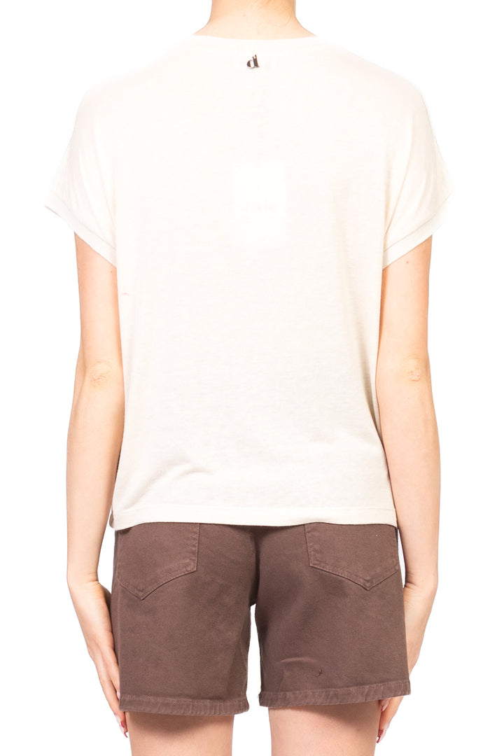 Dixie - Maglia girocollo in misto lino Art. T262W185