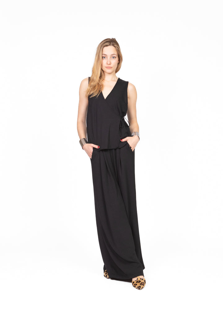 Dixie - Completo gilet incrocio con pantalone pinces Art. R067W065/P067W261