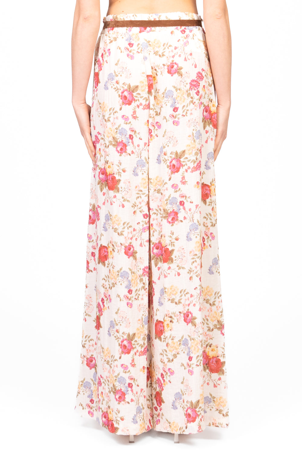 Tensione In - Pantalone floreale con laccio Art. S25PC89