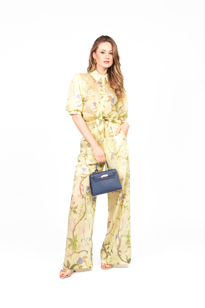 Imperial - Camicia floreale manica corta palloncino Art. CNB5JYT