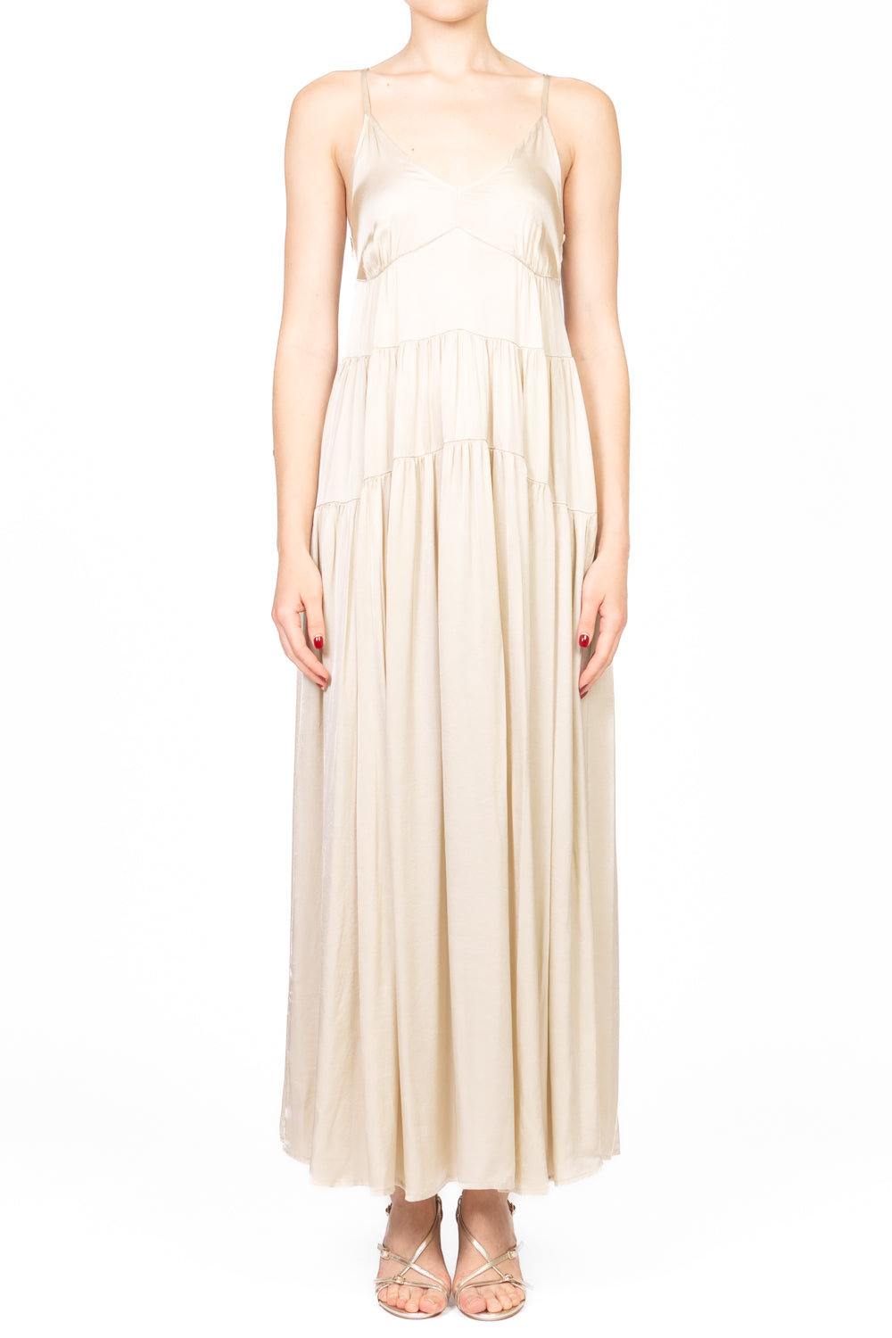 Vicolo - Abito bretellina in satin Art. TD2284