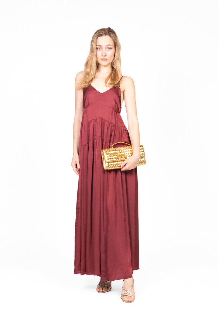 Vicolo - Abito bretellina in satin Art. TD2284