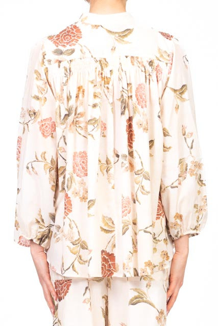 Vicolo - Blusa floreale collo coreano Art. TD2474