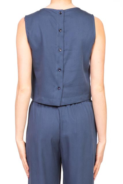Vicolo - Top con bottoncini posteriori Art. TD2578