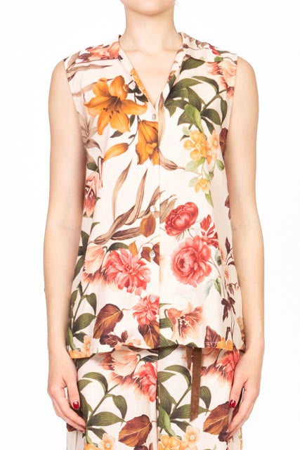 Tensione In - Camicia giromanica floreale Art. S25CD49