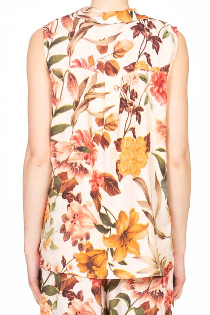 Tensione In - Camicia giromanica floreale Art. S25CD49