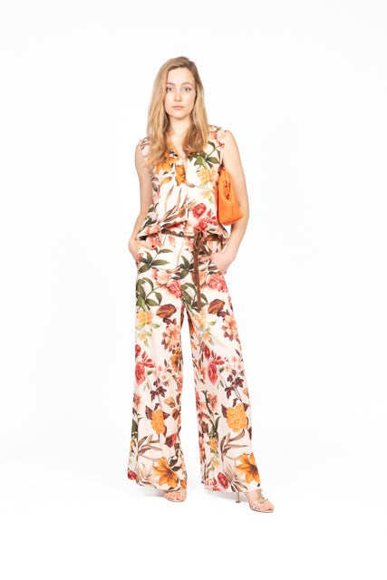 Tensione In - Camicia giromanica floreale Art. S25CD49