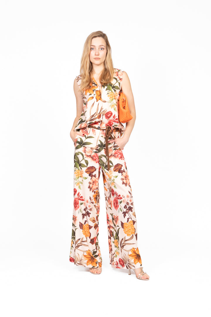 Tensione In - Camicia giromanica floreale Art. S25CD49